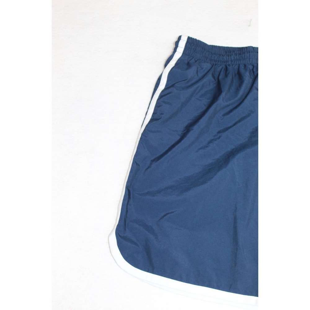 Nike Basketball Athletic Shorts Mens XL Navy Blue Mesh Lined Elastic Waist Swoos - Picture 3 of 10